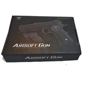 تفنگ اسباب بازی کلت فلزی ساچمه ای ایرسافت گان مدل AIRSOFT GUN V21 -اسباب بازی